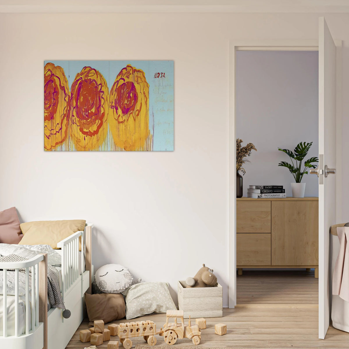 The Rose  I  Canvas | Cy Twombly Canvas | Cy Twombly Store