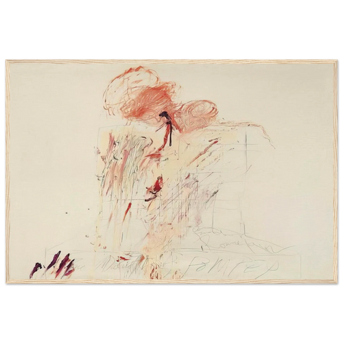 Death of Pompey  Rome  Framed Poster | Cy Twombly Framed Prints Wall Art | Cy Twombly Store