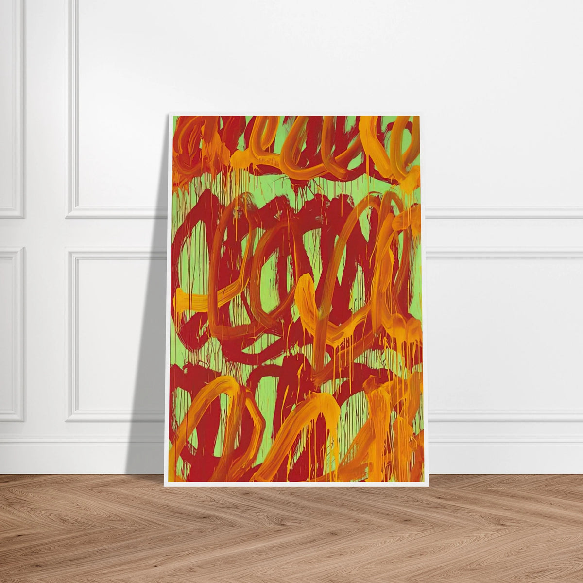 Camino Real  II  Framed Poster | Cy Twombly Framed Prints Wall Art | Cy Twombly Store