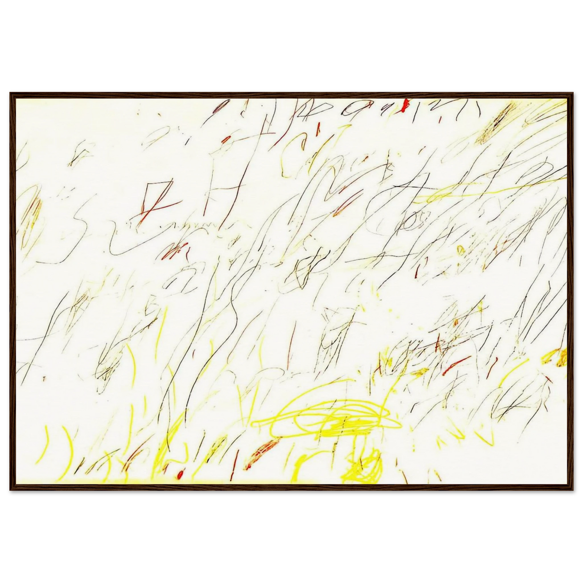 Blue Room Framed Poster | Cy Twombly Framed Prints Wall Art | Cy Twombly Store