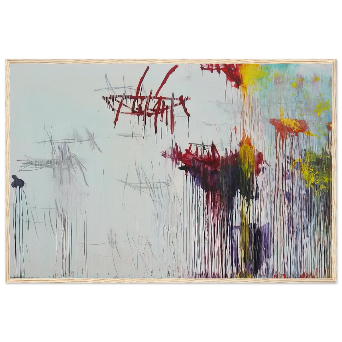 Lepanto, Part VI Framed Poster | Cy Twombly Framed Prints Wall Art | Cy Twombly Store