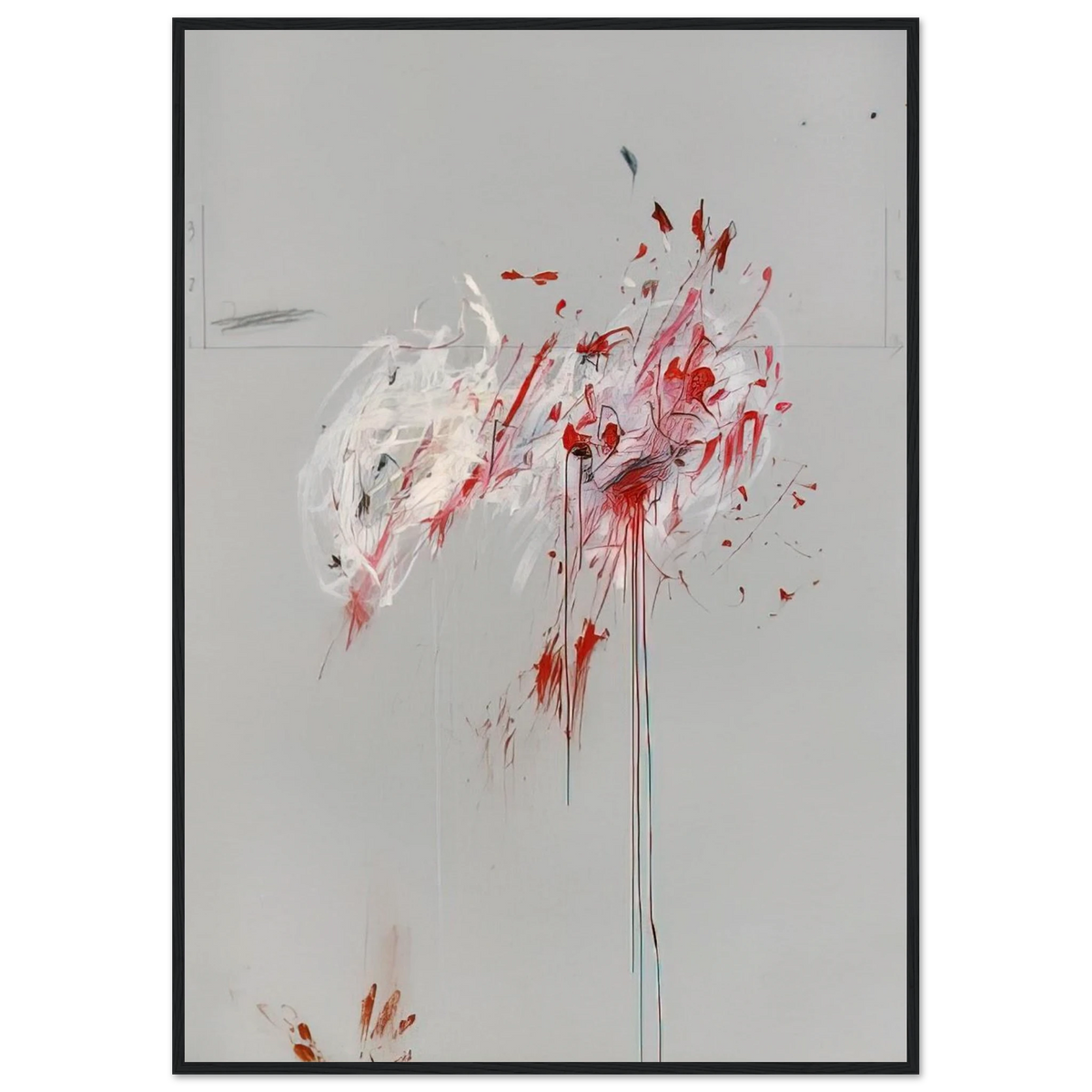 Nine Discourses on Commodus, Part III Framed Poster | Cy Twombly Framed Prints Wall Art | Cy Twombly Store