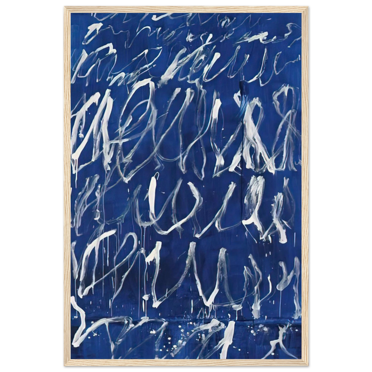 Untitled Framed Poster | Cy Twombly Framed Prints Wall Art | Cy Twombly Store