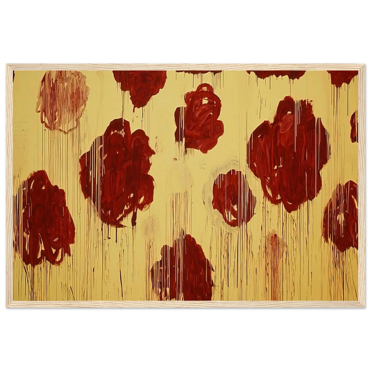 Untitled,  Blooming, A Scattering of Blossoms & Other Things  Framed Poster | Cy Twombly Framed Prints Wall Art | Cy Twombly Store
