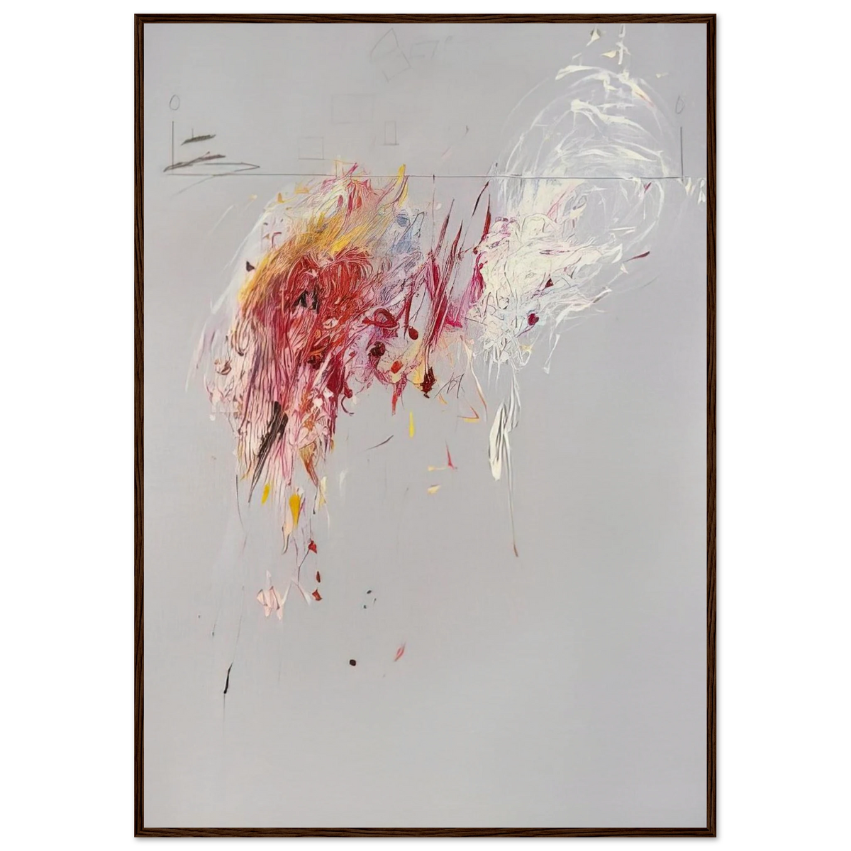 Nine Discourses on Commodus, Part V Framed Poster | Cy Twombly Framed Prints Wall Art | Cy Twombly Store
