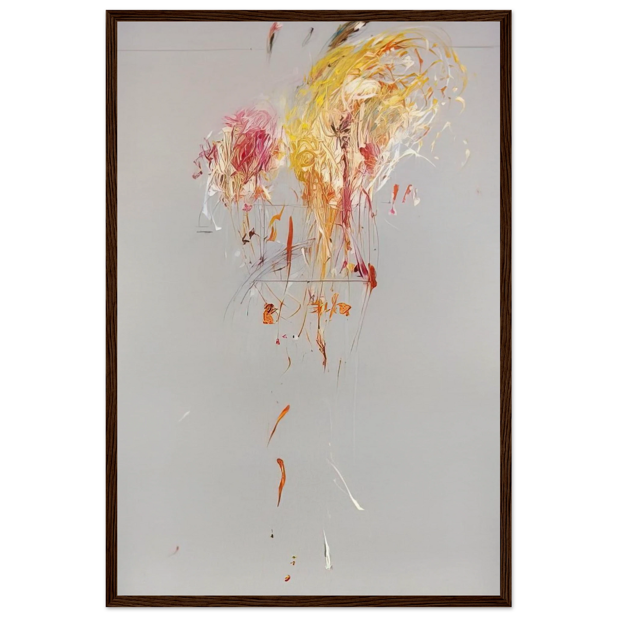 Nine Discourses on Commodus, Part IX Framed Poster | Cy Twombly Framed Prints Wall Art | Cy Twombly Store