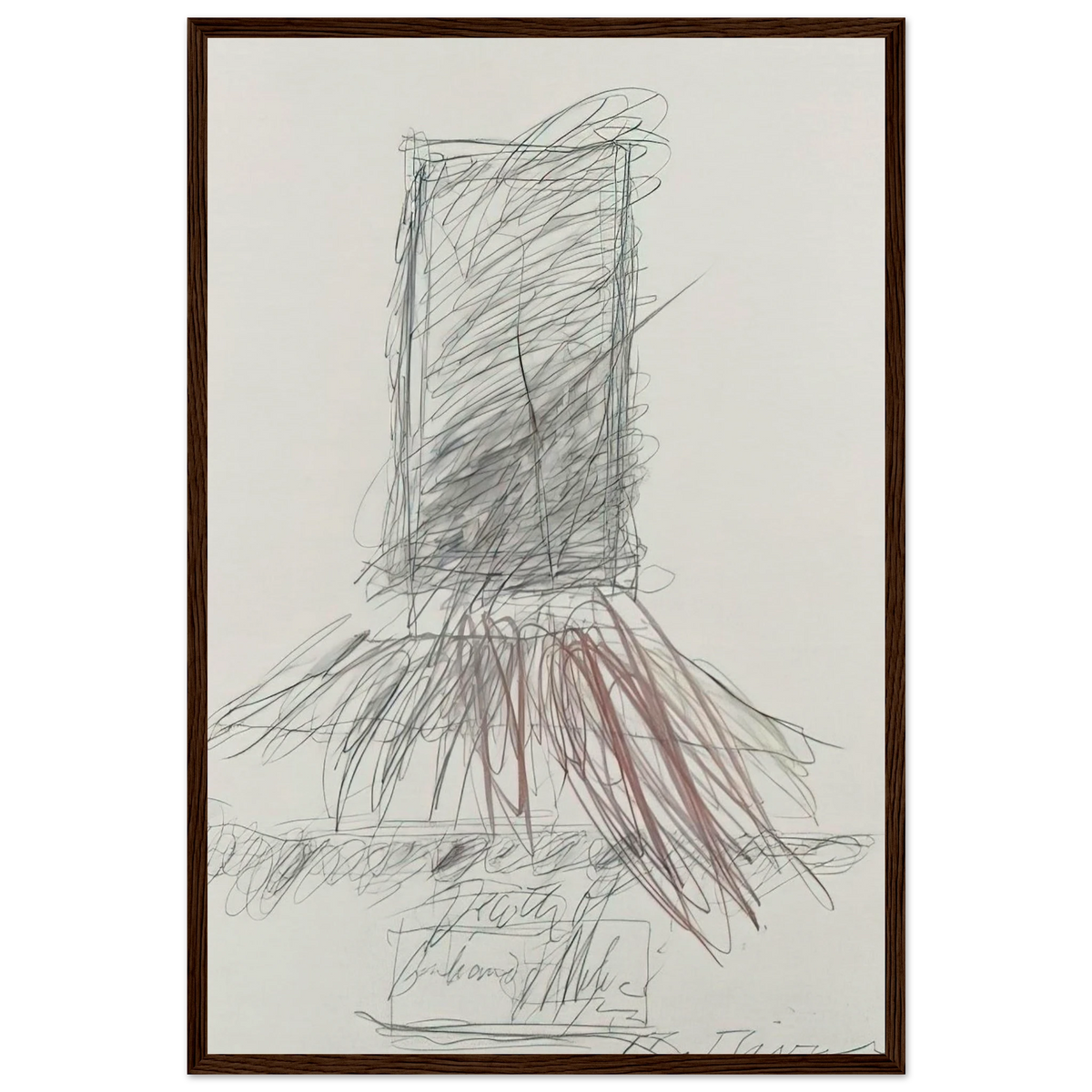 Death of Giuliano De'Medici Framed Poster | Cy Twombly Framed Prints Wall Art | Cy Twombly Store