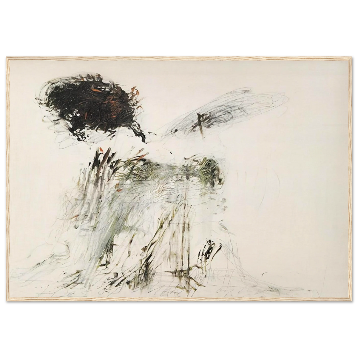 Ides of March Framed Poster | Cy Twombly Framed Prints Wall Art | Cy Twombly Store