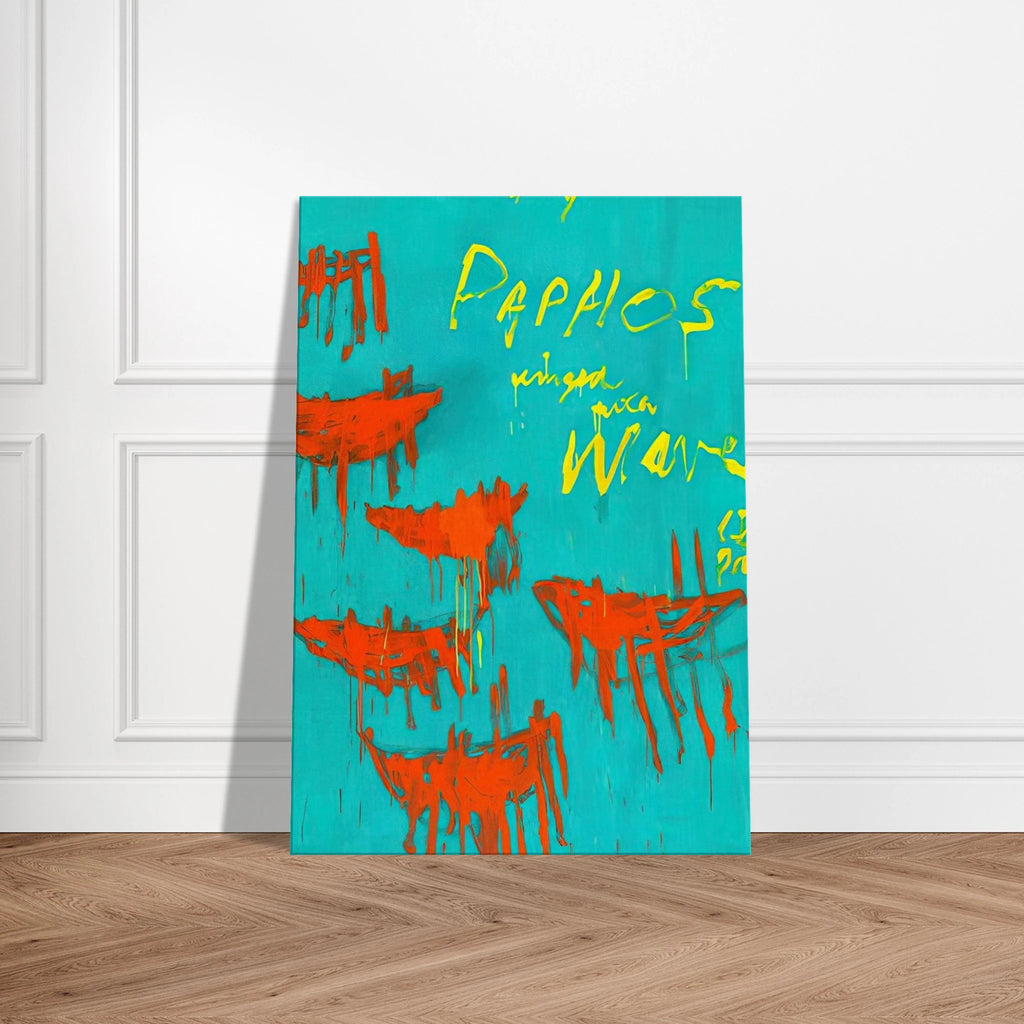 Leaving Paphos Ringed With Waves V Canvas | Cy Twombly Canvas | Cy Twombly Store