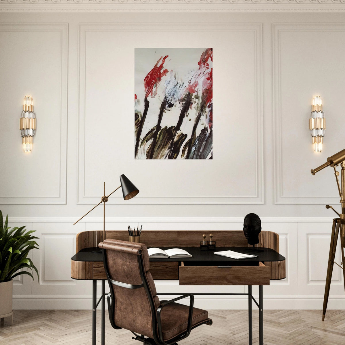 Nicola's Irises Canvas | Cy Twombly Canvas | Cy Twombly Store