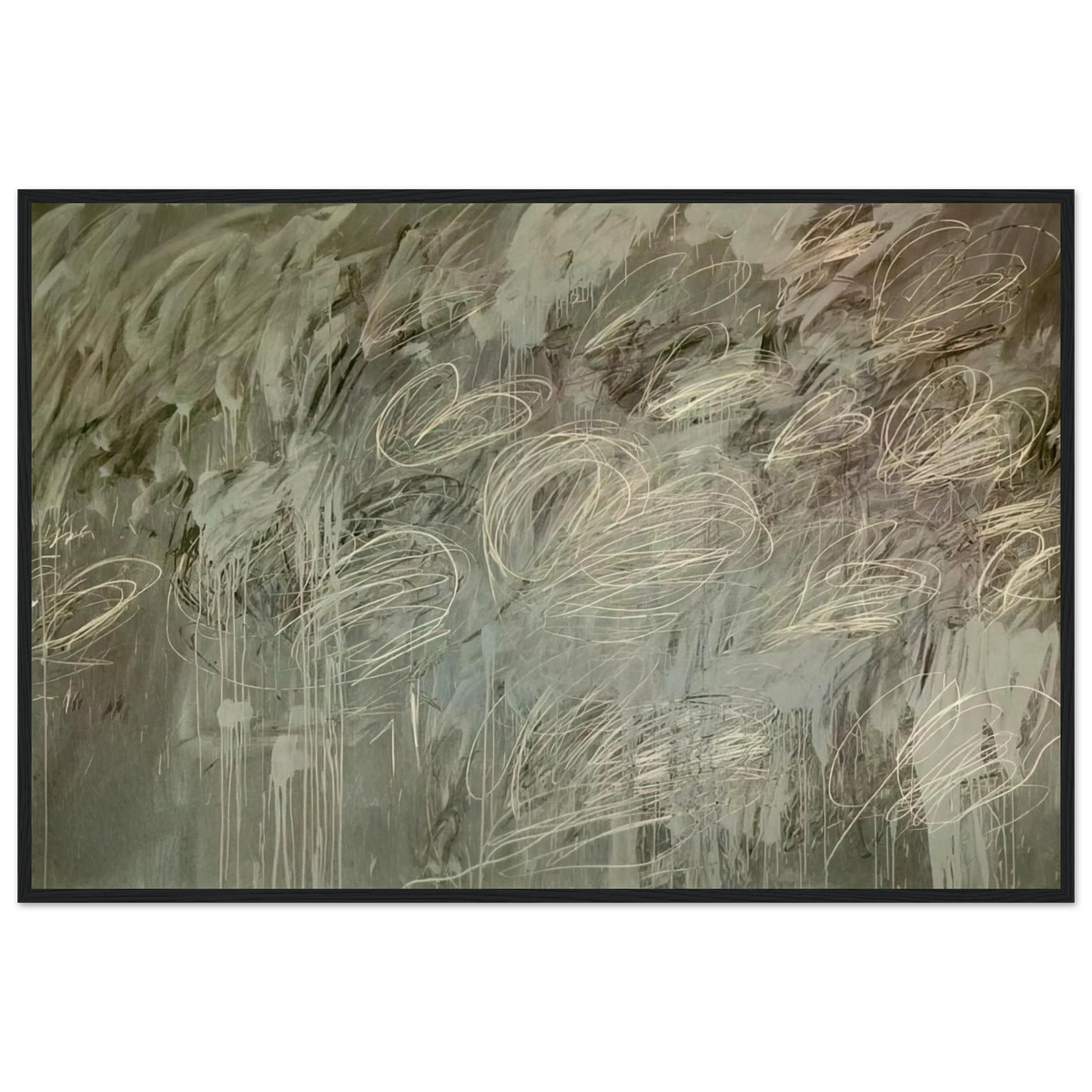 III Notes from Salalah,  Note II  Framed Poster | Cy Twombly Framed Prints Wall Art | Cy Twombly Store