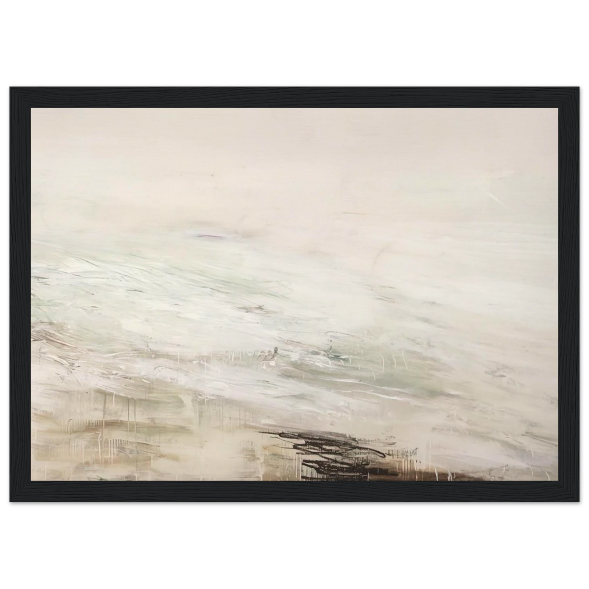 Hero and Leandro  A Painting in Four Parts  Part II Framed Poster | Cy Twombly Framed Prints Wall Art | Cy Twombly Store