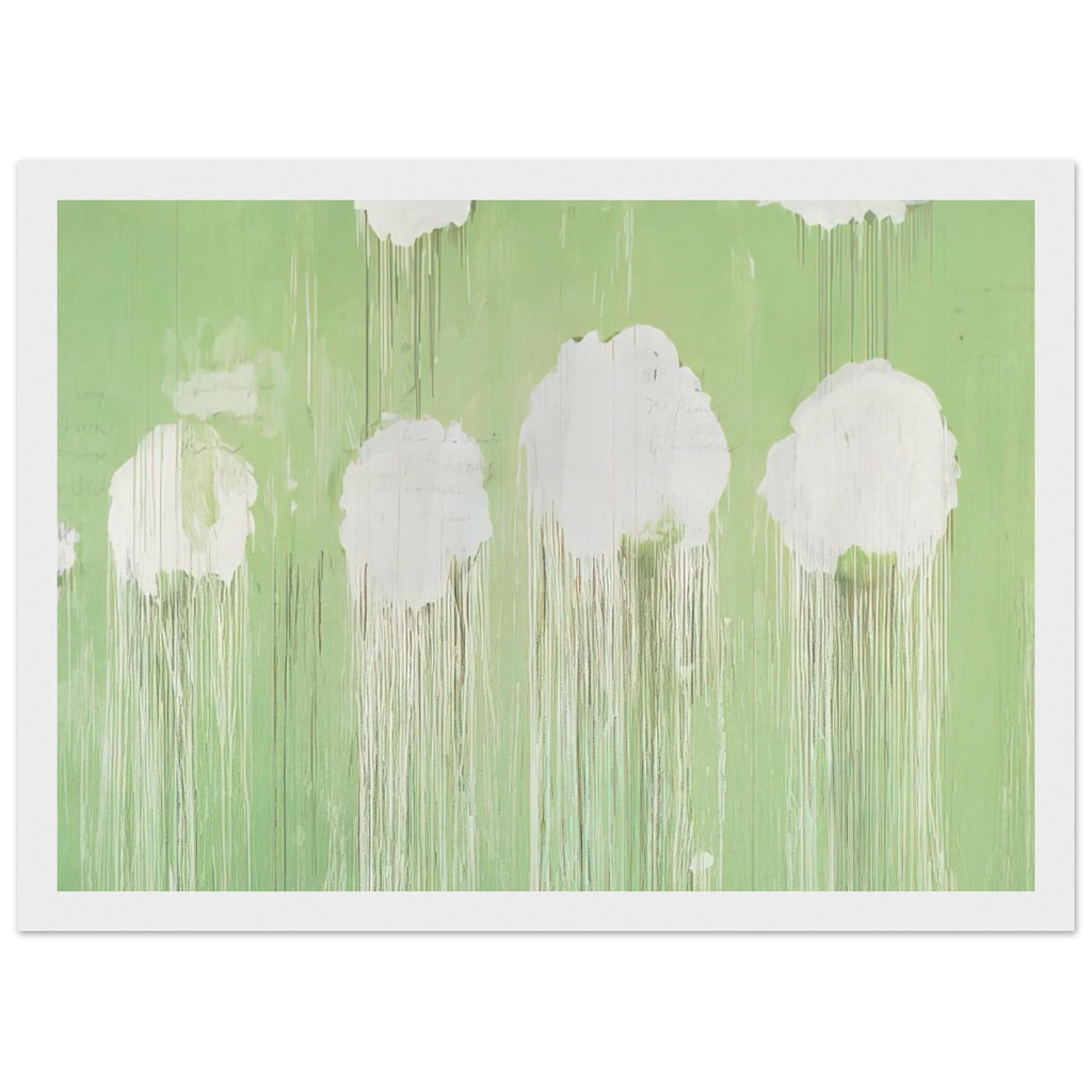Untitled,  Peony Blossom Painting  Framed Poster | Cy Twombly Framed Prints Wall Art | Cy Twombly Store