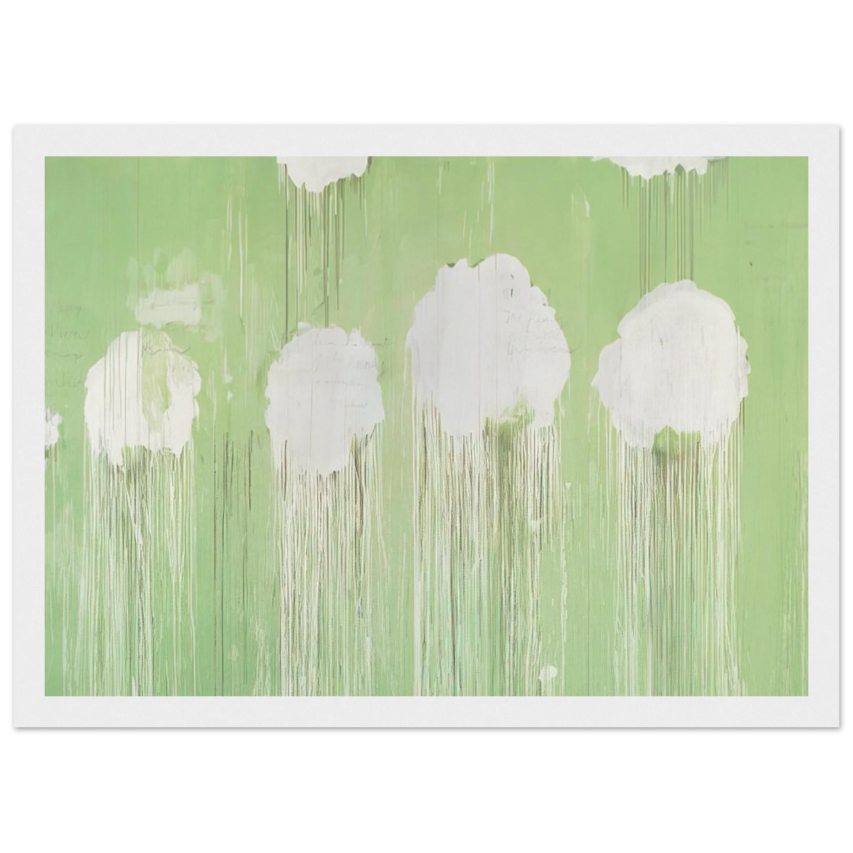 Untitled,  Peony Blossom Painting  Framed Poster | Cy Twombly Framed Prints Wall Art | Cy Twombly Store