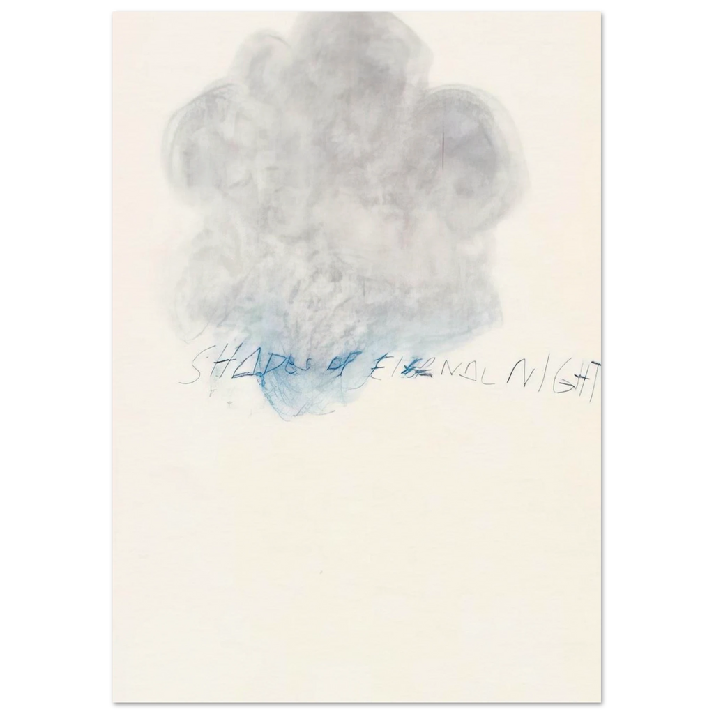 Fifty Days at Iliam. Shades of Eternal Night Poster | Cy Twombly Poster | Cy Twombly Store