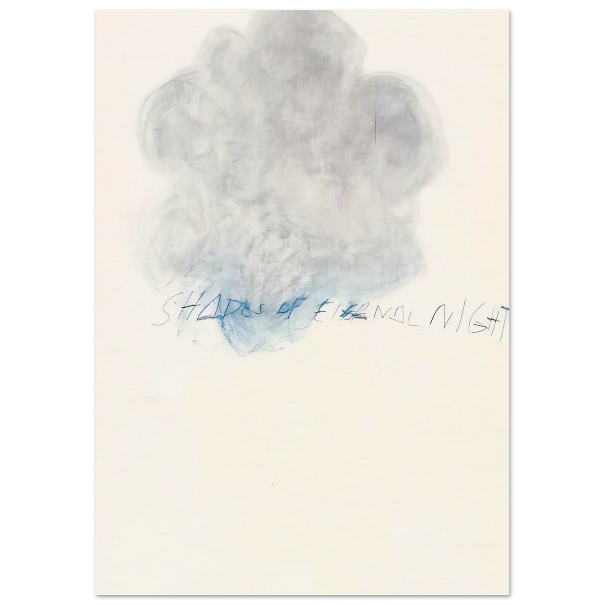 Fifty Days at Iliam. Shades of Eternal Night Poster | Cy Twombly Poster | Cy Twombly Store