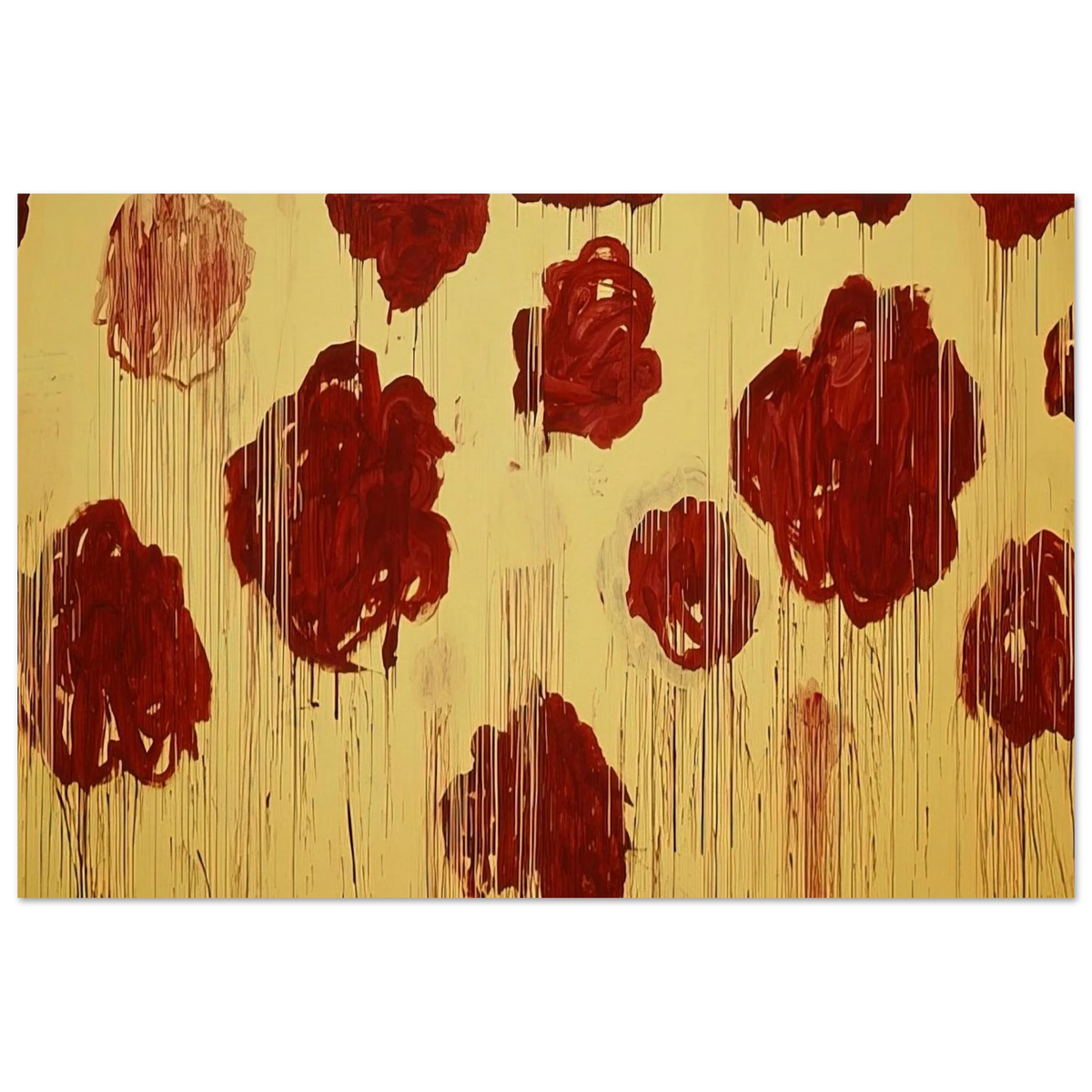 Untitled,  Blooming, A Scattering of Blossoms & Other Things  Poster | Cy Twombly Poster | Cy Twombly Store
