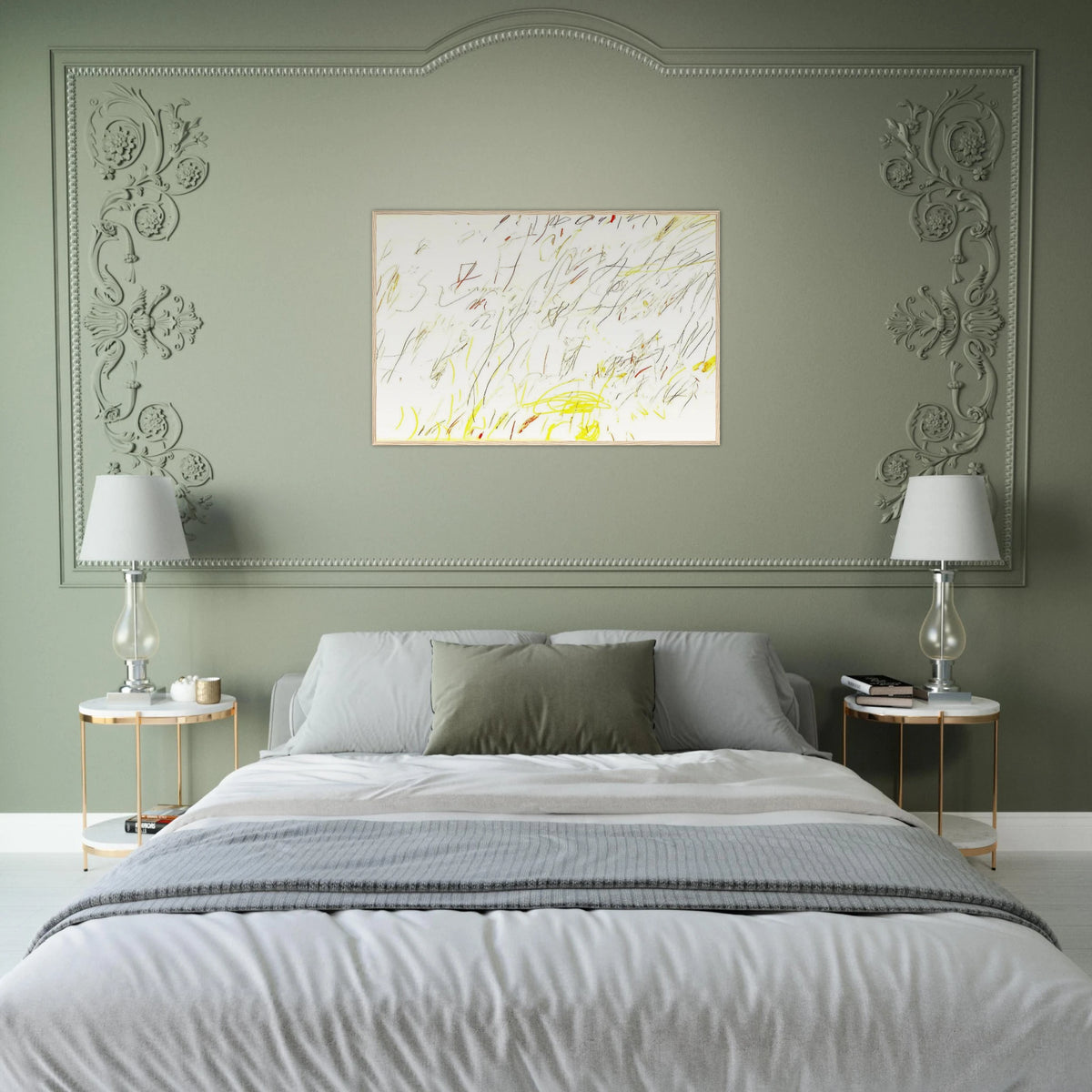 Blue Room Framed Poster | Cy Twombly Framed Prints Wall Art | Cy Twombly Store