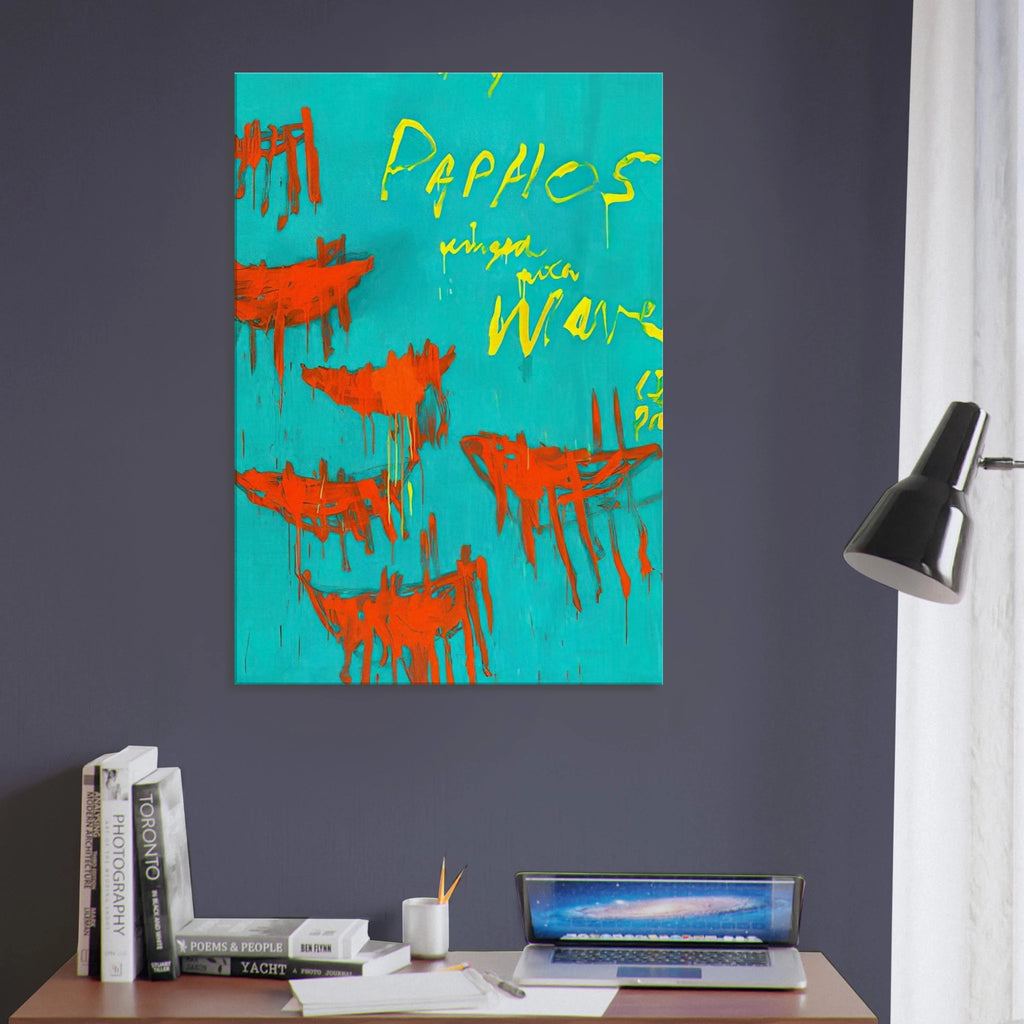 Leaving Paphos Ringed With Waves V Canvas | Cy Twombly Canvas | Cy Twombly Store