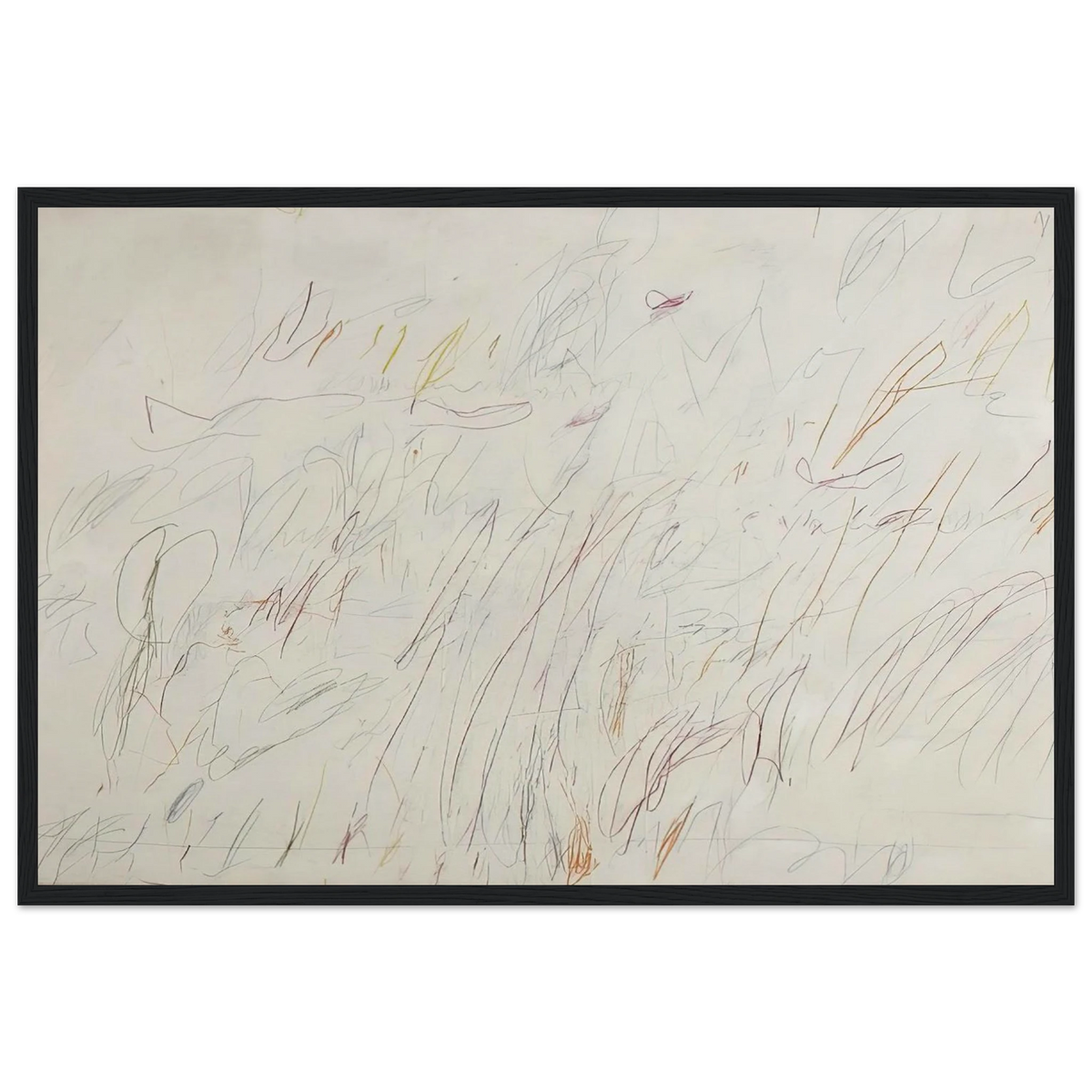 Sunset Framed Poster | Cy Twombly Framed Prints Wall Art | Cy Twombly Store