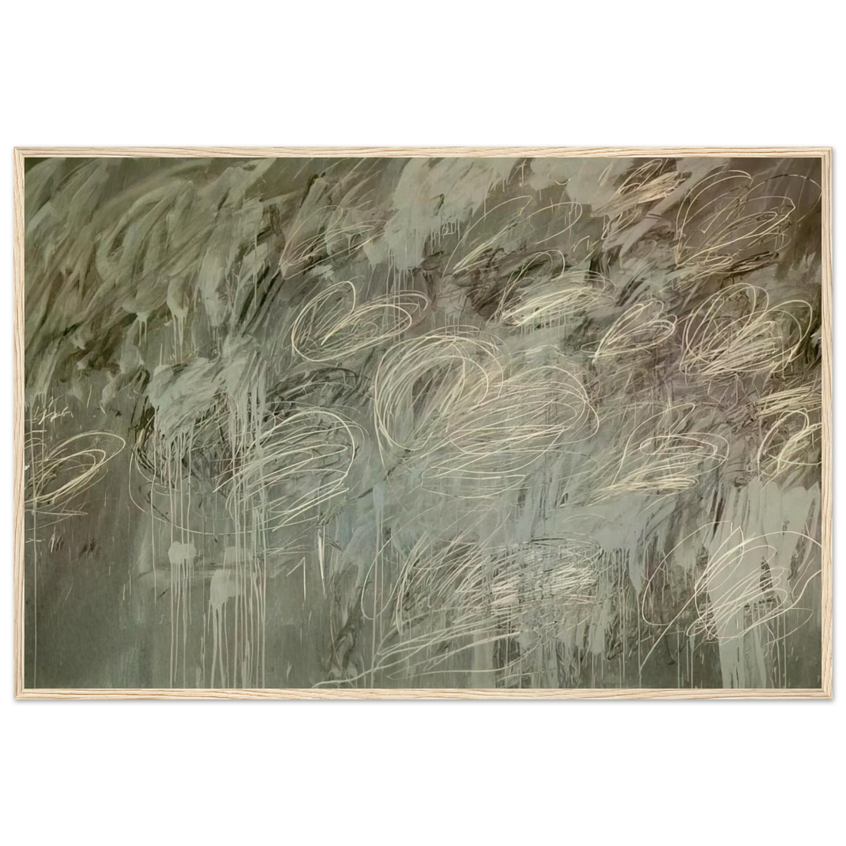 III Notes from Salalah,  Note II  Framed Poster | Cy Twombly Framed Prints Wall Art | Cy Twombly Store