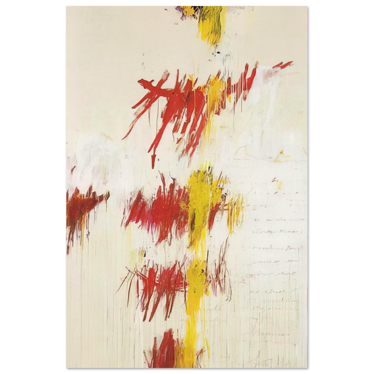 Quattro Stagioni II. Primavera Poster | Cy Twombly Poster | Cy Twombly Store