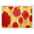 Untitled  Peonias series  Framed Poster | Cy Twombly Framed Prints Wall Art | Cy Twombly Store