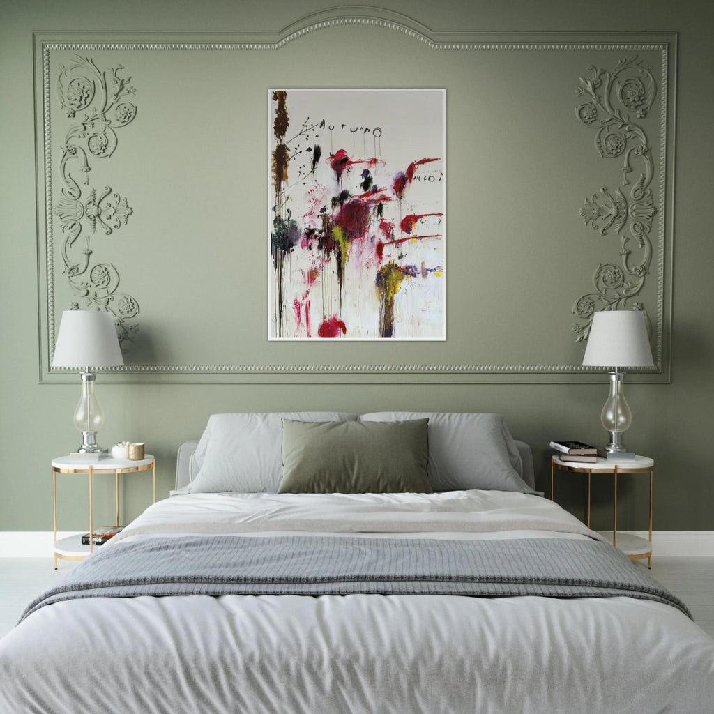 Quattro Stagioni II. Autunno Framed Poster | Cy Twombly Framed Prints Wall Art | Cy Twombly Store