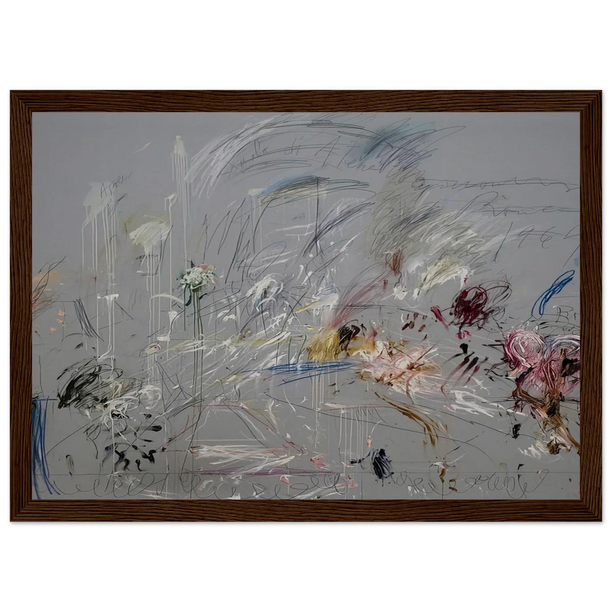 School of Athens Framed Poster | Cy Twombly Framed Prints Wall Art | Cy Twombly Store
