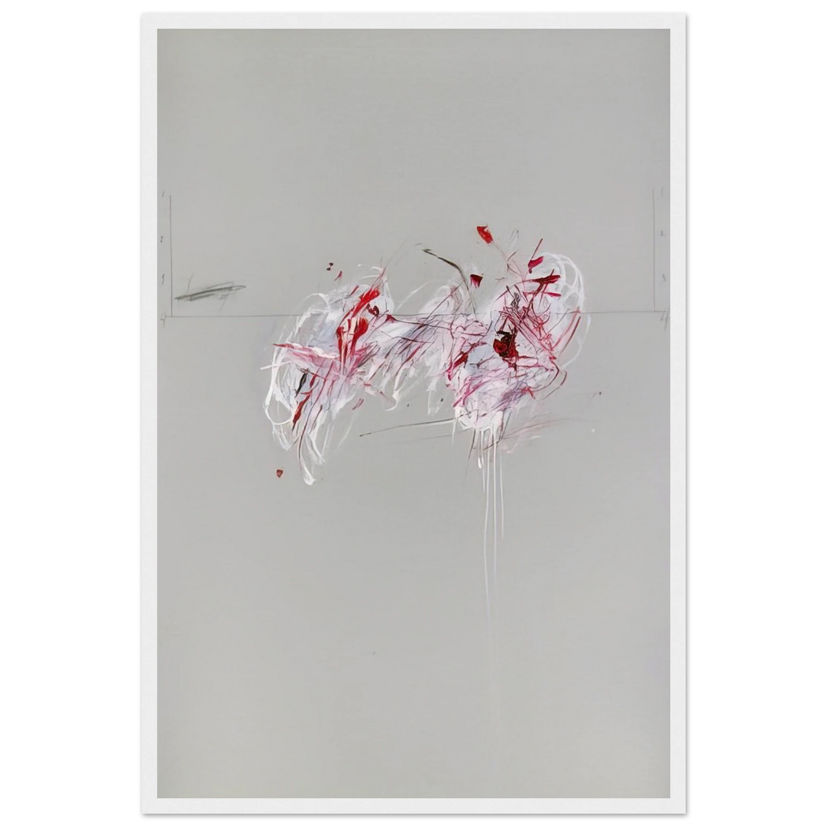 Nine Discourses on Commodus, Part II Framed Poster | Cy Twombly Framed Prints Wall Art | Cy Twombly Store
