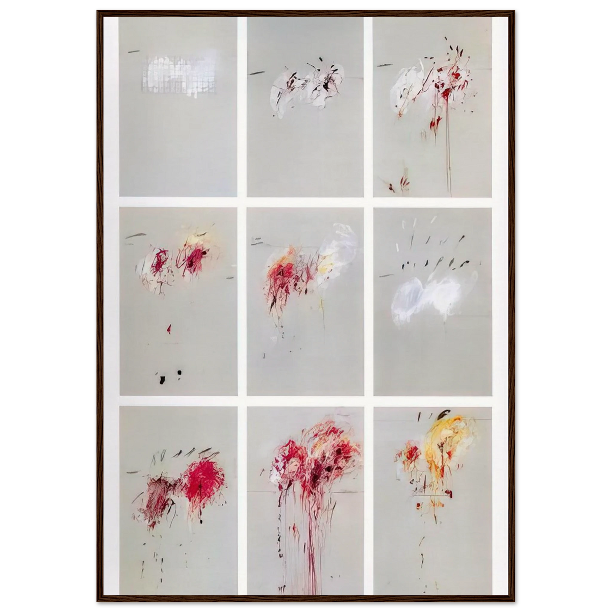 Nine Discourses on Commodus Framed Poster | Cy Twombly Framed Prints Wall Art | Cy Twombly Store