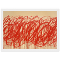 Untitled  Bacchus  Framed Poster | Cy Twombly Framed Prints Wall Art | Cy Twombly Store