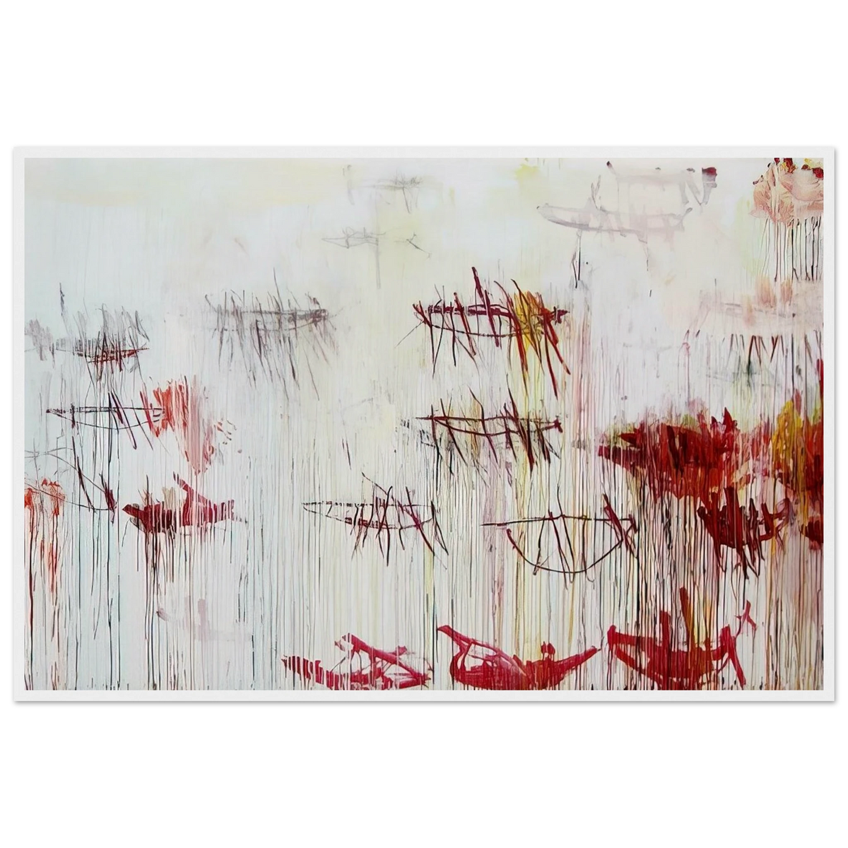 Lepanto, Part IX Framed Poster | Cy Twombly Framed Prints Wall Art | Cy Twombly Store