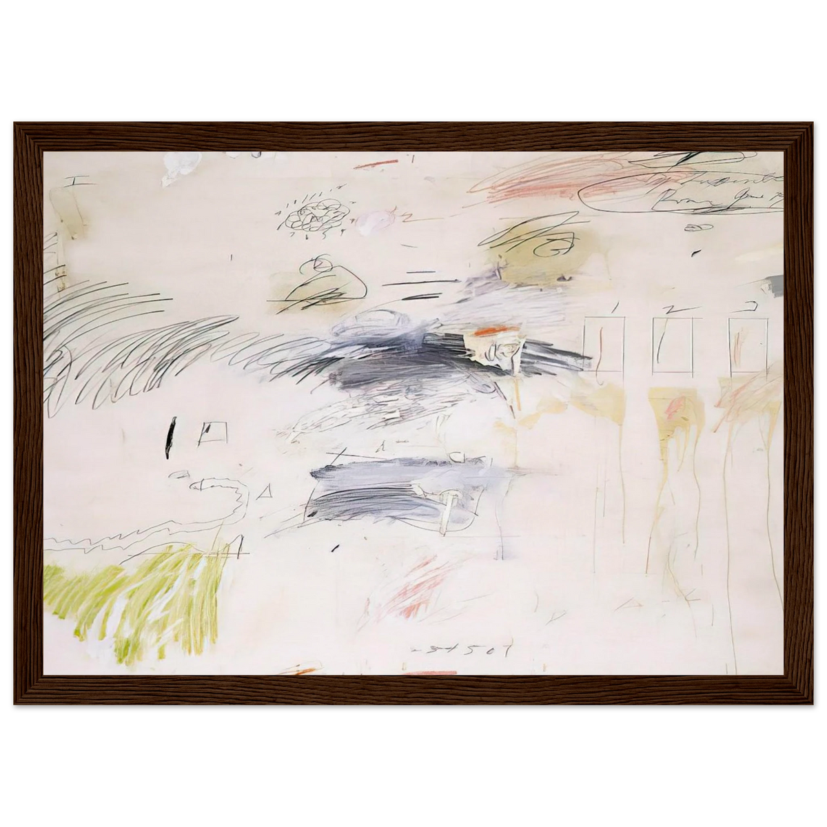 Untitled, Rome Framed Poster | Cy Twombly Framed Prints Wall Art | Cy Twombly Store
