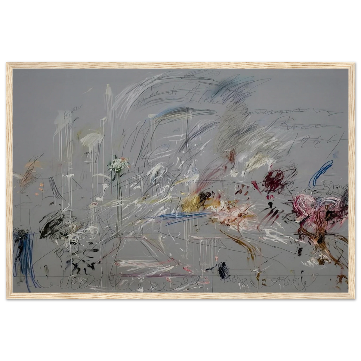 School of Athens Framed Poster | Cy Twombly Framed Prints Wall Art | Cy Twombly Store