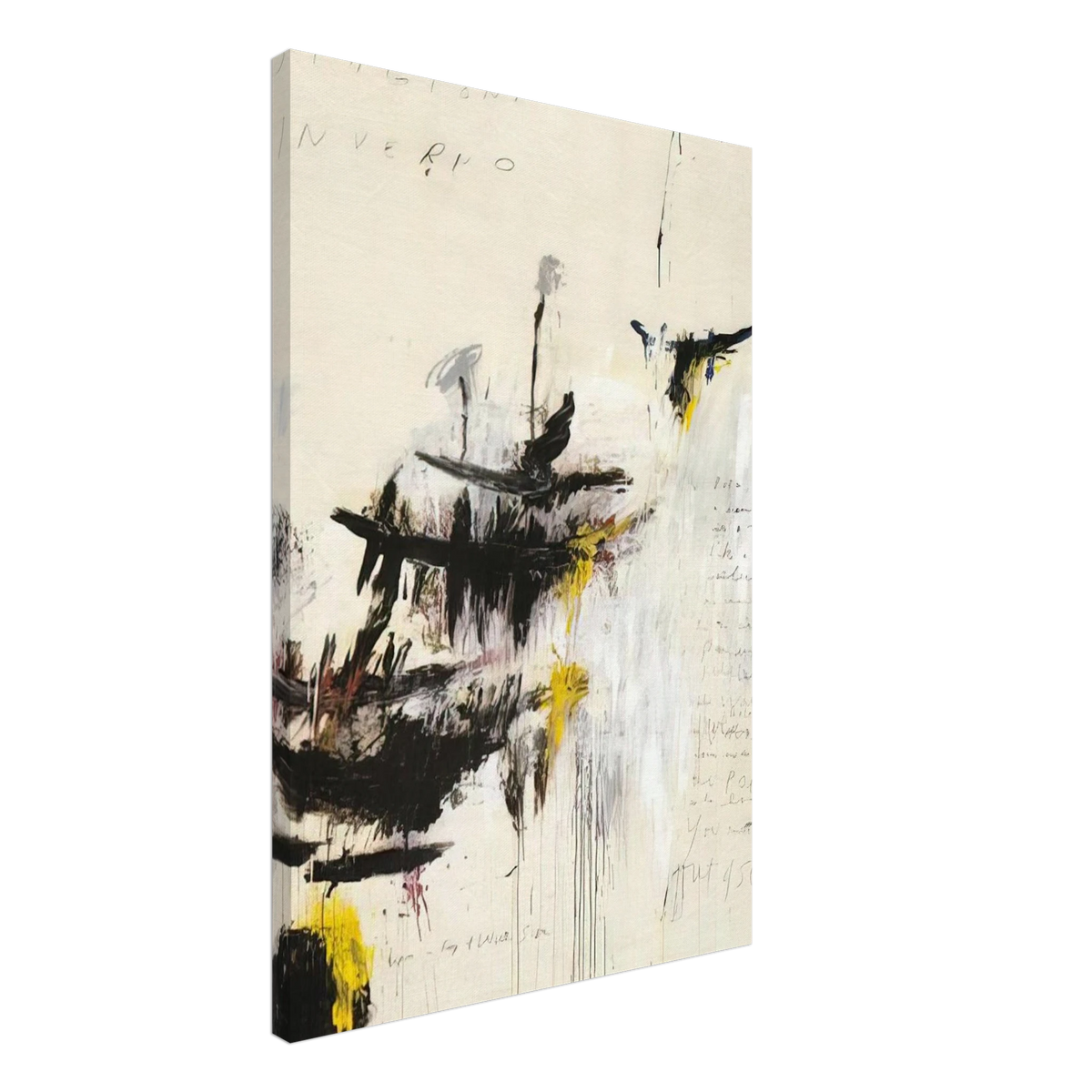 Quattro stagioni I. Inverno Canvas | Cy Twombly Canvas | Cy Twombly Store