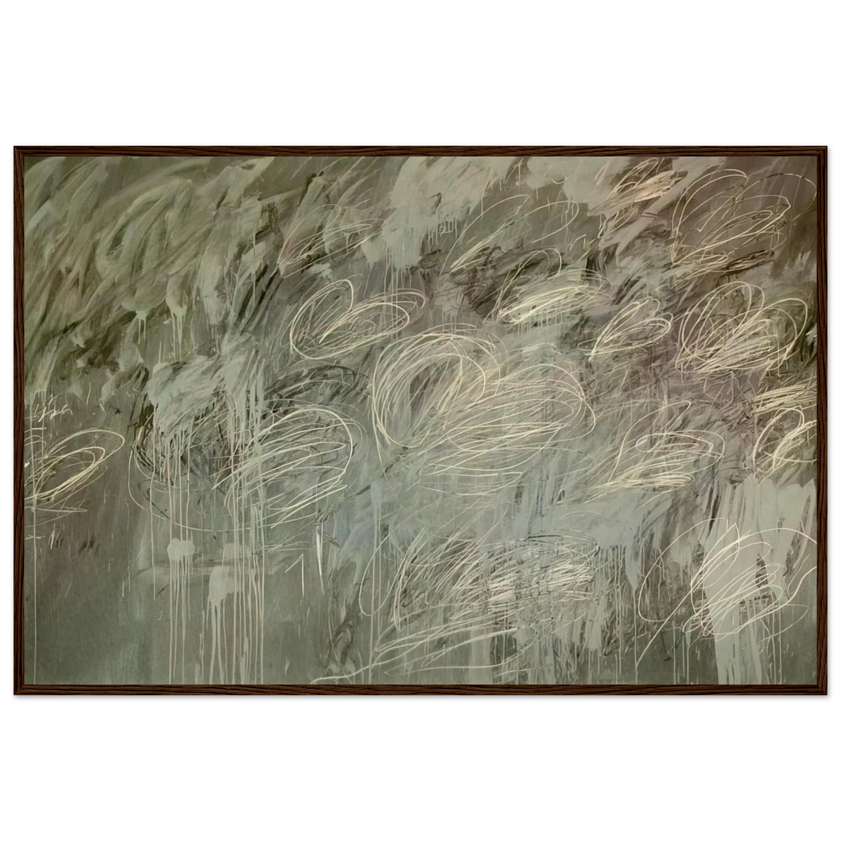 III Notes from Salalah,  Note II  Framed Poster | Cy Twombly Framed Prints Wall Art | Cy Twombly Store