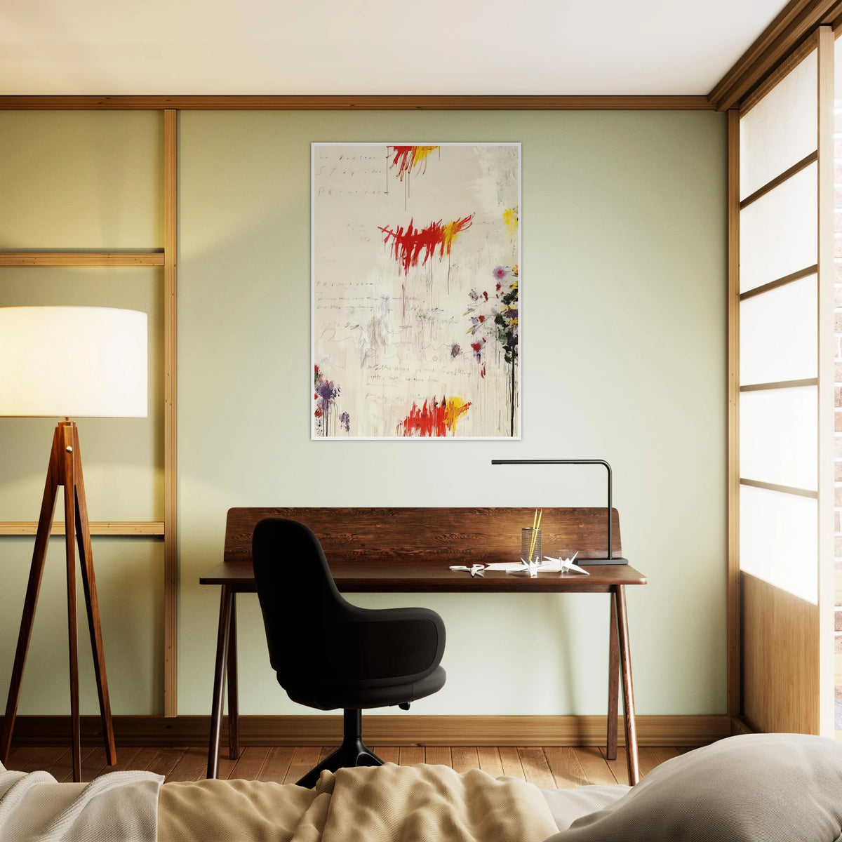Quattro stagioni I. Primavera Framed Poster | Cy Twombly Framed Prints Wall Art | Cy Twombly Store