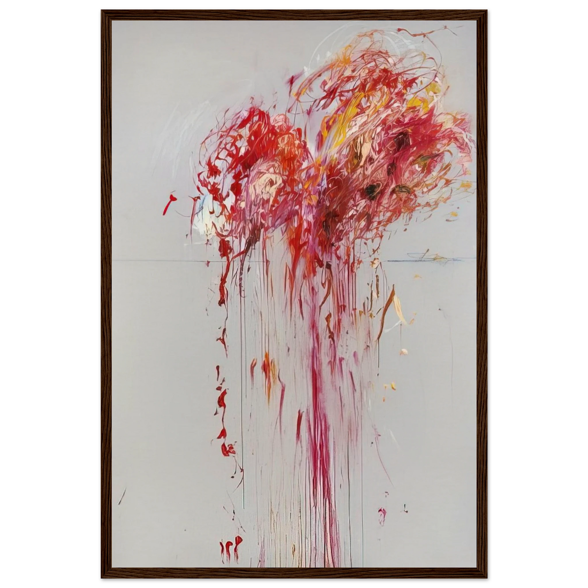 Nine Discourses on Commodus, Part VIII Framed Poster | Cy Twombly Framed Prints Wall Art | Cy Twombly Store