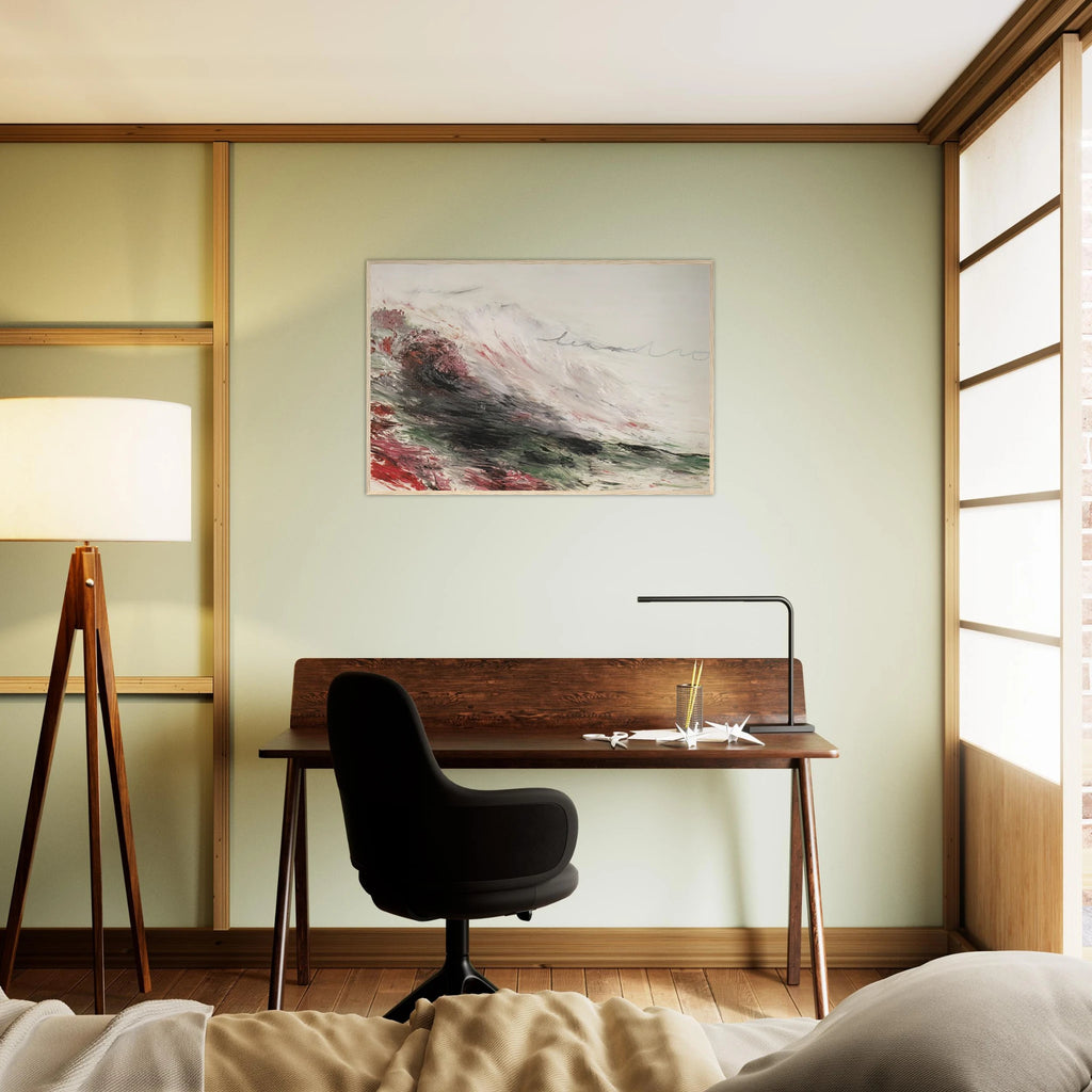 Hero and Leandro  A Painting in Four Parts  Part I Framed Poster | Cy Twombly Framed Prints Wall Art | Cy Twombly Store