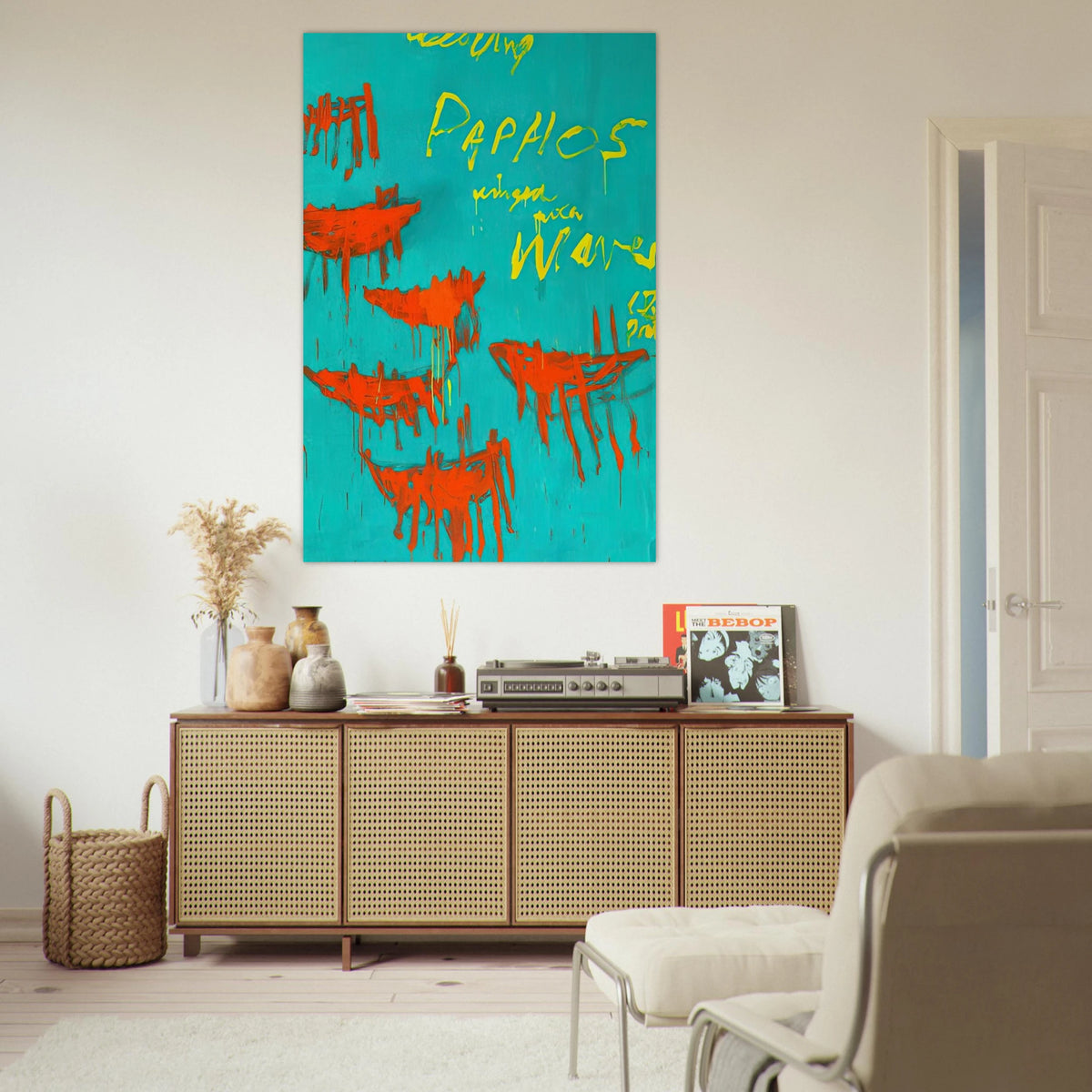 Leaving Paphos Ringed With Waves V Poster | Cy Twombly Poster | Cy Twombly Store
