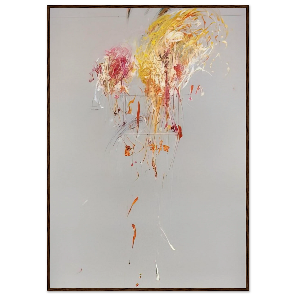 Nine Discourses on Commodus, Part IX Framed Poster | Cy Twombly Framed Prints Wall Art | Cy Twombly Store