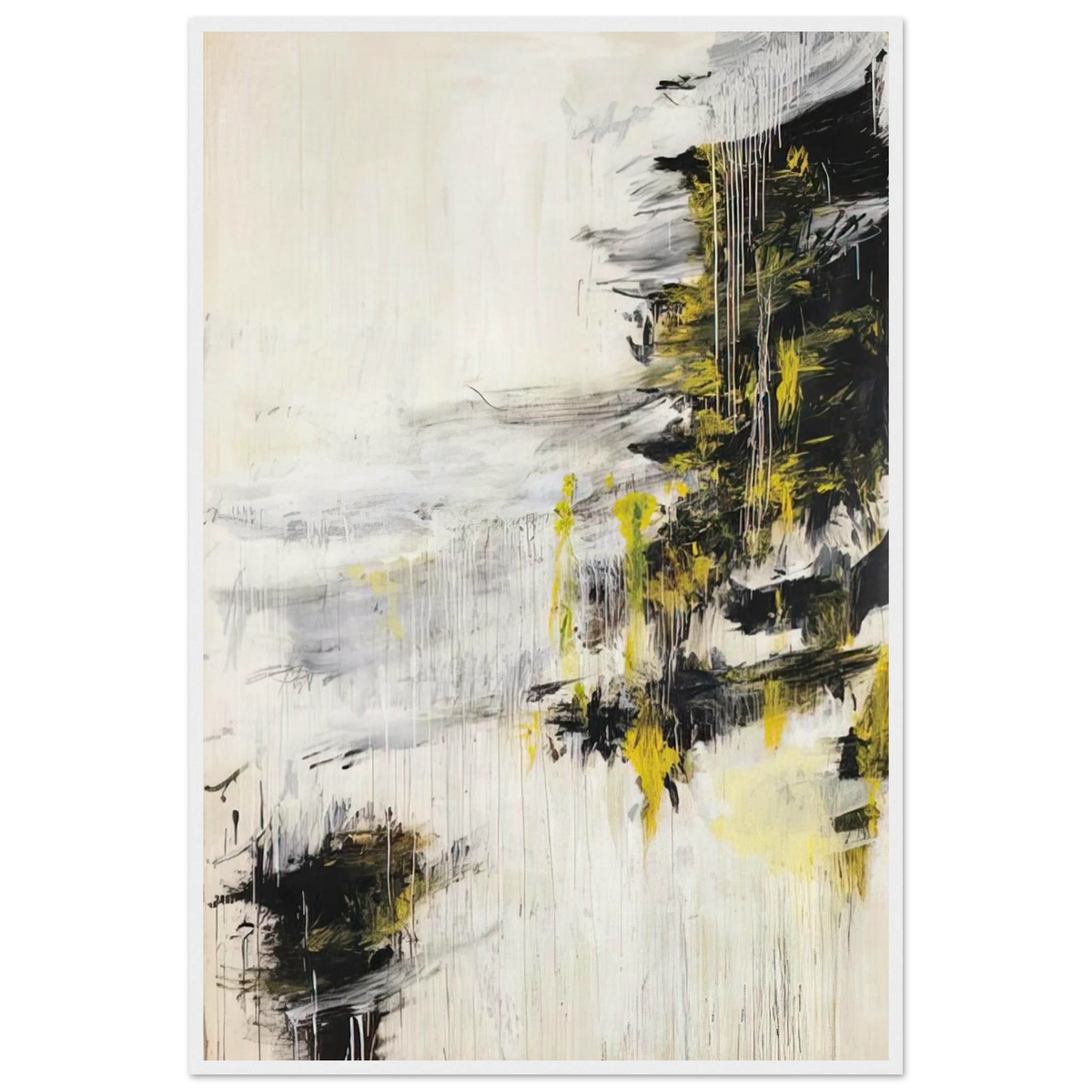 Quattro Stagioni II. Inverno Framed Poster | Cy Twombly Framed Prints Wall Art | Cy Twombly Store