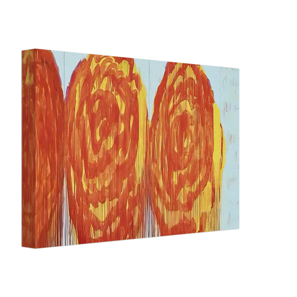 The Rose  II  Canvas | Cy Twombly Canvas | Cy Twombly Store