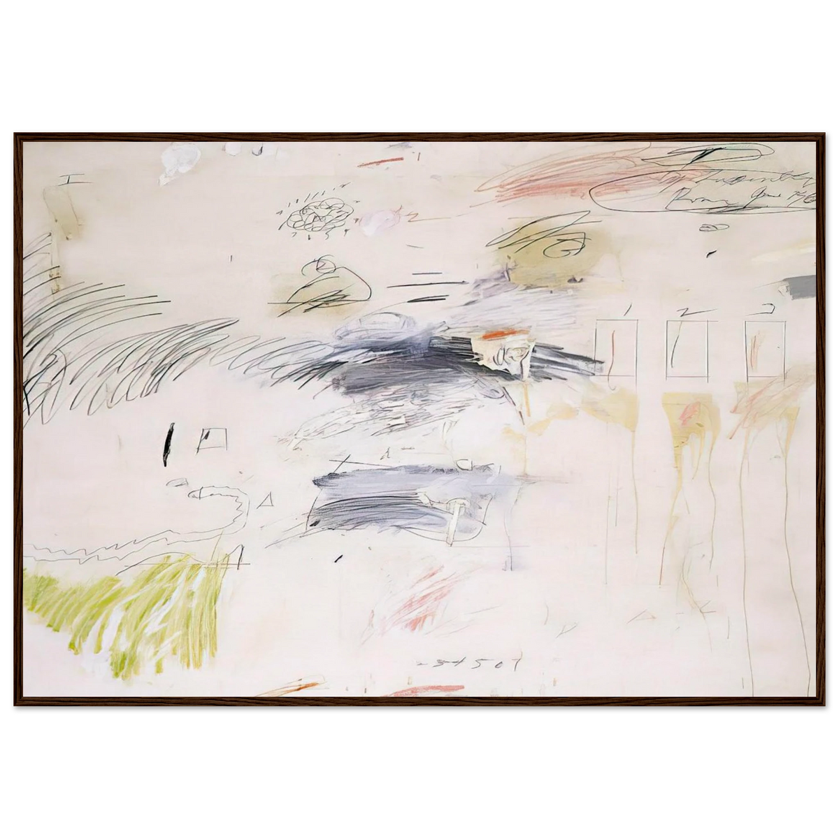 Untitled, Rome Framed Poster | Cy Twombly Framed Prints Wall Art | Cy Twombly Store