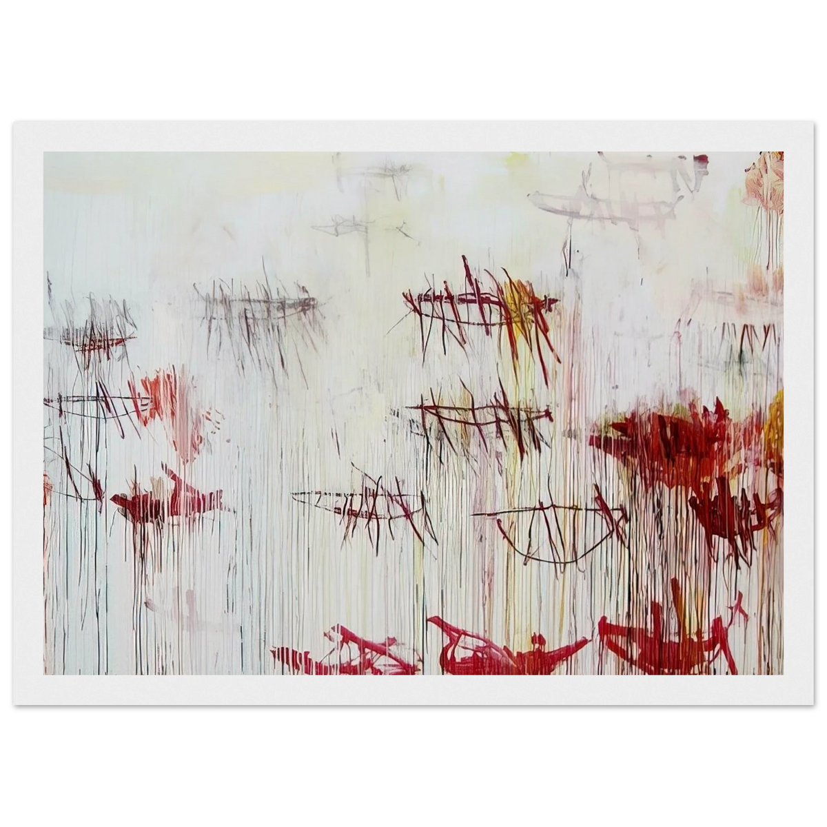 Lepanto, Part IX Framed Poster | Cy Twombly Framed Prints Wall Art | Cy Twombly Store