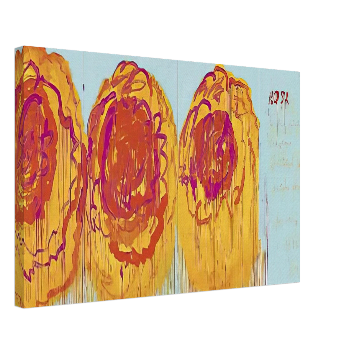 The Rose  I  Canvas | Cy Twombly Canvas | Cy Twombly Store