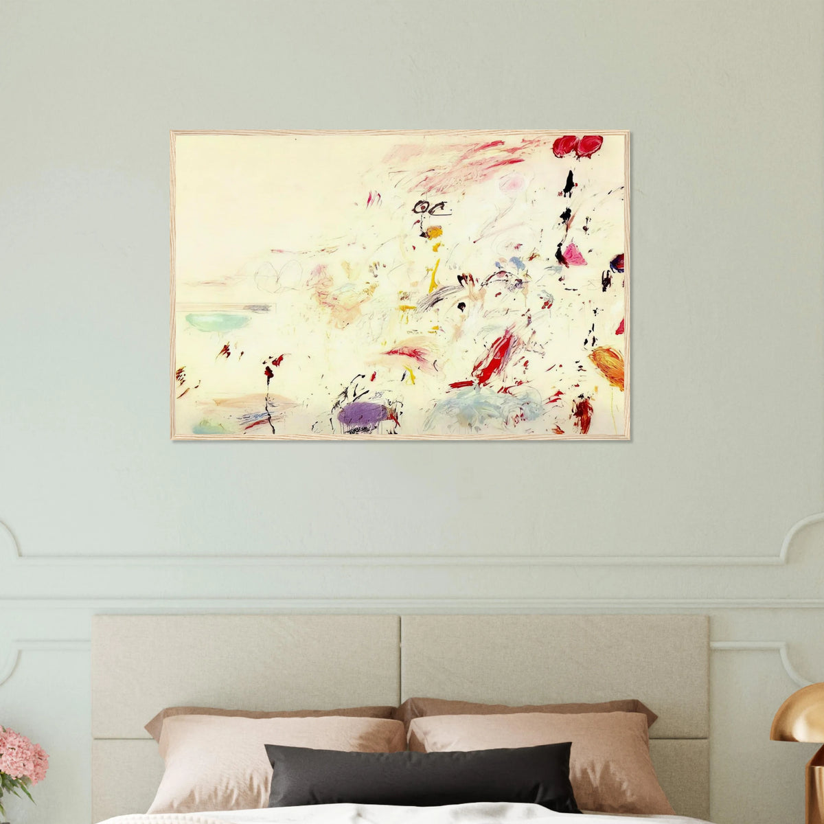Bay of Naples Framed Poster | Cy Twombly Framed Prints Wall Art | Cy Twombly Store