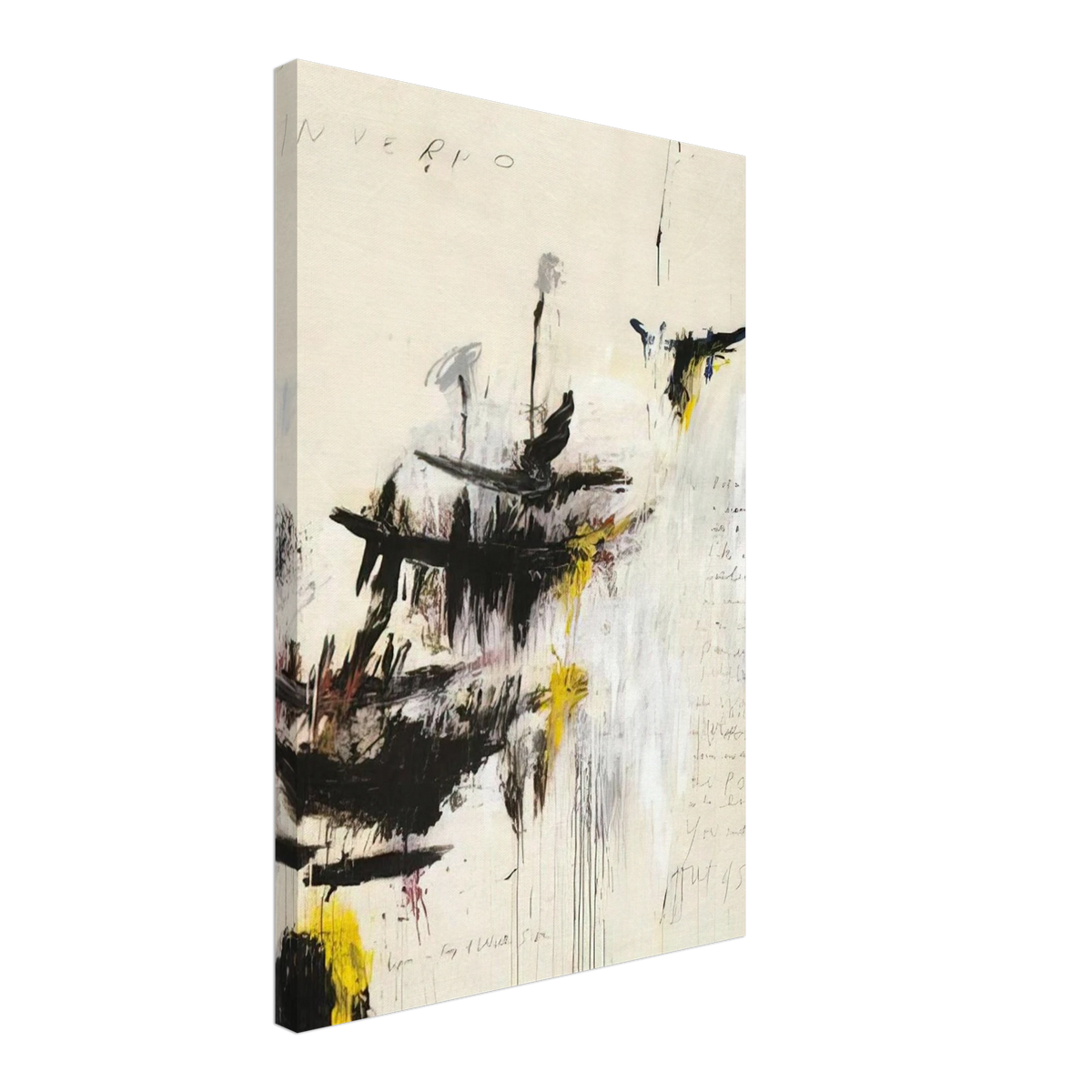 Quattro stagioni I. Inverno Canvas | Cy Twombly Canvas | Cy Twombly Store