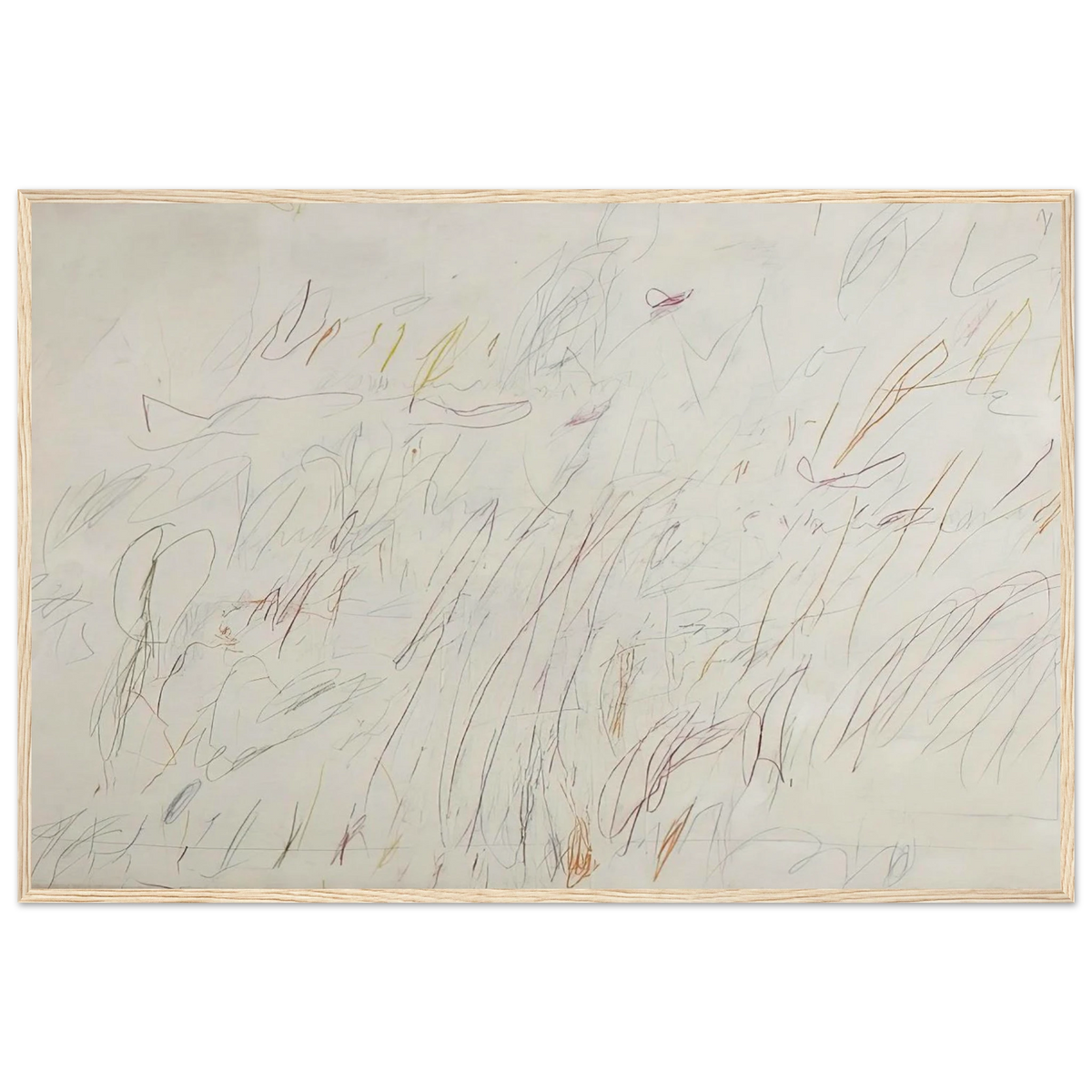 Sunset Framed Poster | Cy Twombly Framed Prints Wall Art | Cy Twombly Store